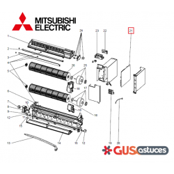 Platine de contrôle T2W2L2450 Mitsubishi