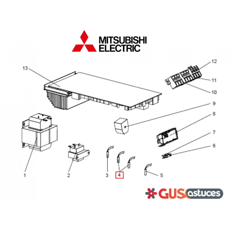 Ensemble de sondes E2278A308 Mitsubishi