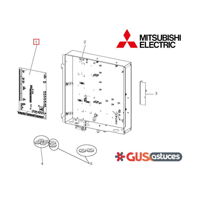 Platine de contrôle S70C11315 Mitsubishi