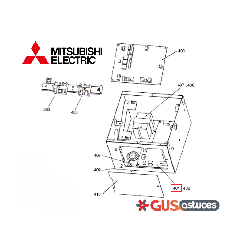 Platine S70K30313H Mitsubishi