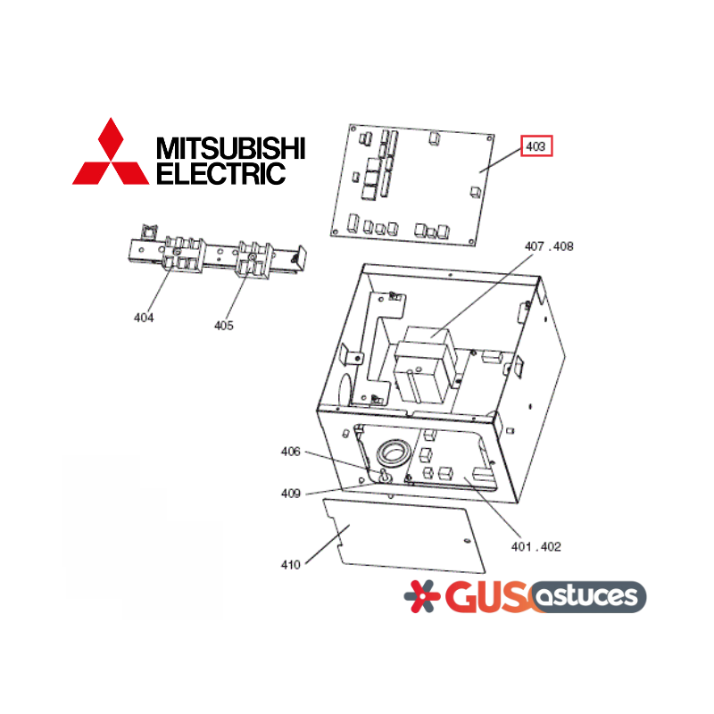 Carte de contrôle S70K20310 Mitsubishi