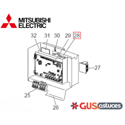 Carte d'alimentation S700B6313 Mitsubishi