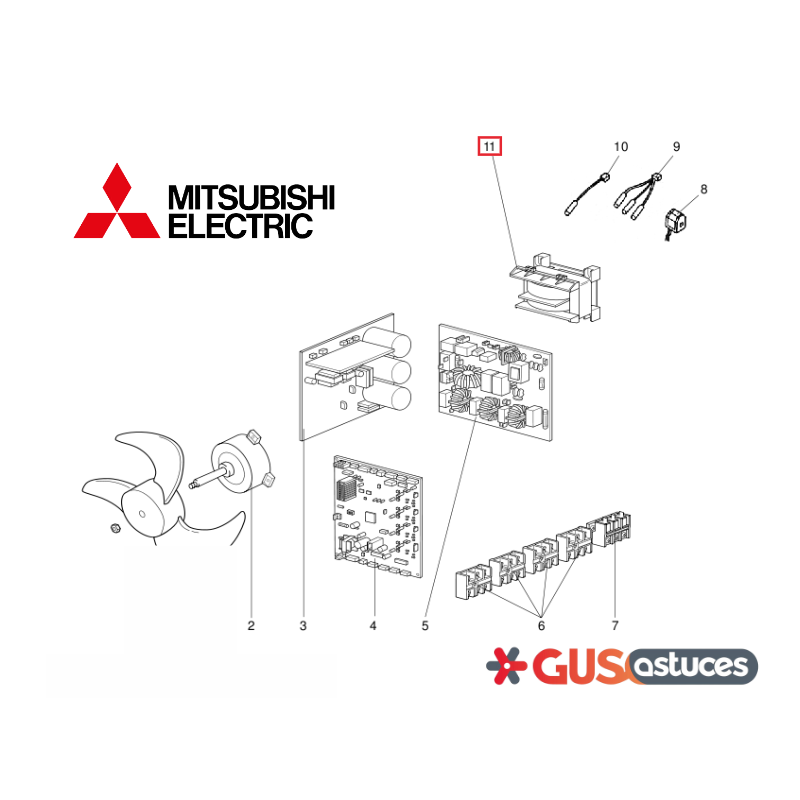 Réacteur E22938337 Mitsubishi