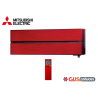 Climatiseur mural design de luxe MUZ-LN + MSZ-LN rouge Mitsubishi