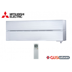 Climatiseur mural design de luxe MUZ-LN + MSZ-LN blanc pur Mitsubishi