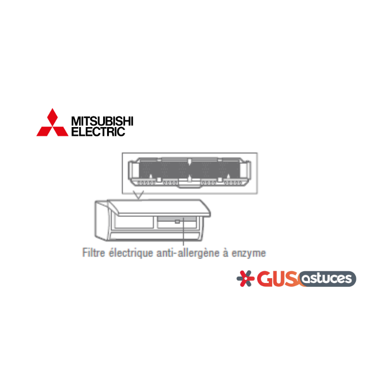 Filtre V Blocking PAC-SK53KF-E Mitsubishi