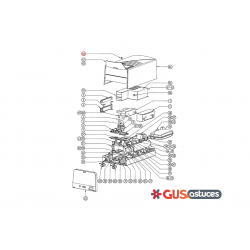 Bouton poussoir ouverture façade 301168P Daikin