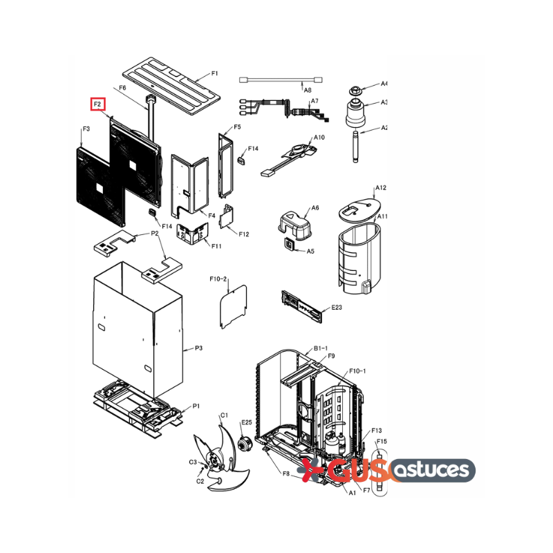 Plaque frontale 5041917 Daikin