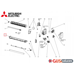 Assemblage de la buse E22G21235 Mitsubishi