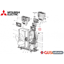 Platine de contrôle E27J26450 Mitsubishi