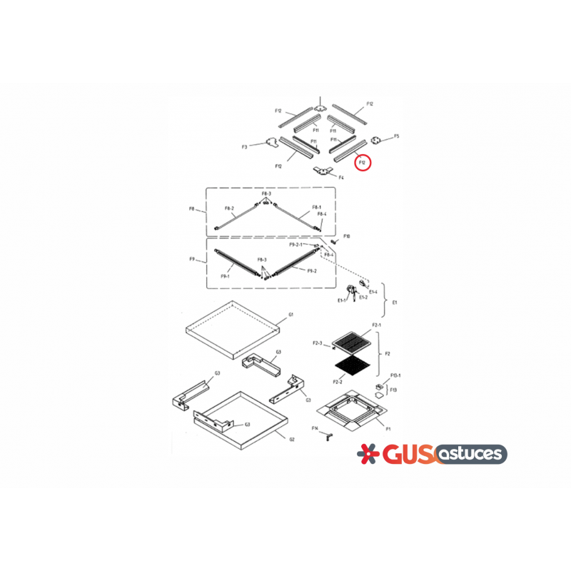 Scelleur de grille 1395477 Daikin