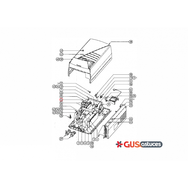 Connexion vase d'expansion 301726P Daikin