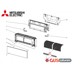 Filtre à air E2216H100 Mitsubishi