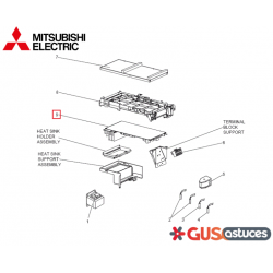 Platine Inverter E2247H451 Mitsubishi