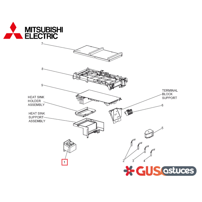 Réacteur E2211C337 Mitsubishi