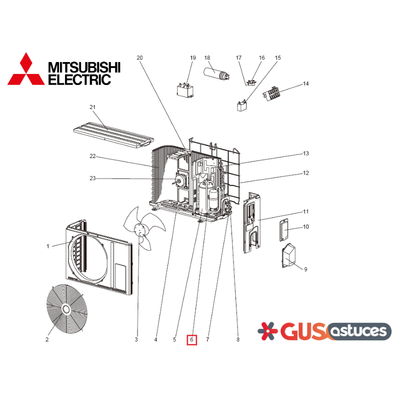 Silent bloc compresseur E22065506 Mitsubishi