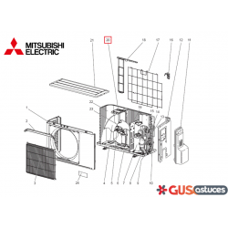 Support moteur E2297B515 Mitsubishi