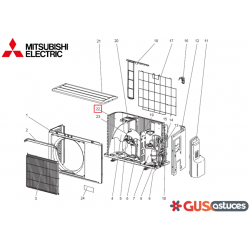 Échangeur E27M71630 Mitsubishi