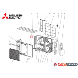 Moteur ventilateur E2297B301 Mitsubishi