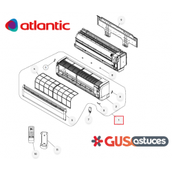 Ensemble complet façade avant 169306 Atlantic