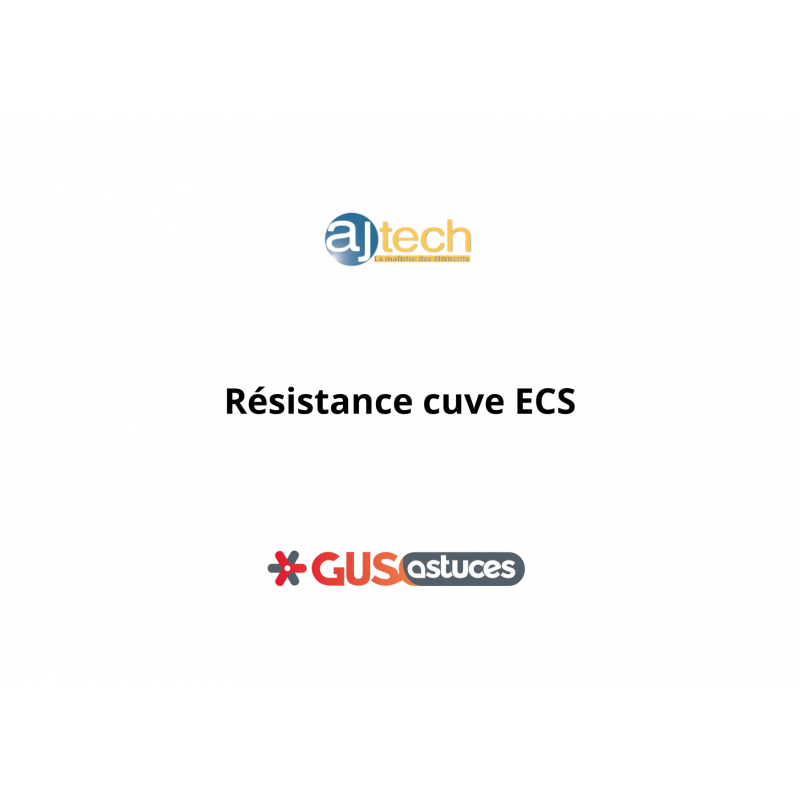 Résistance cuve ECS 1.5kW Ajtech 903000124