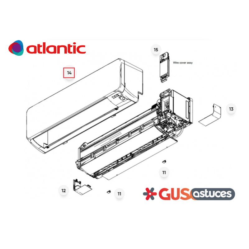 Corps avant complet 897531 Atlantic