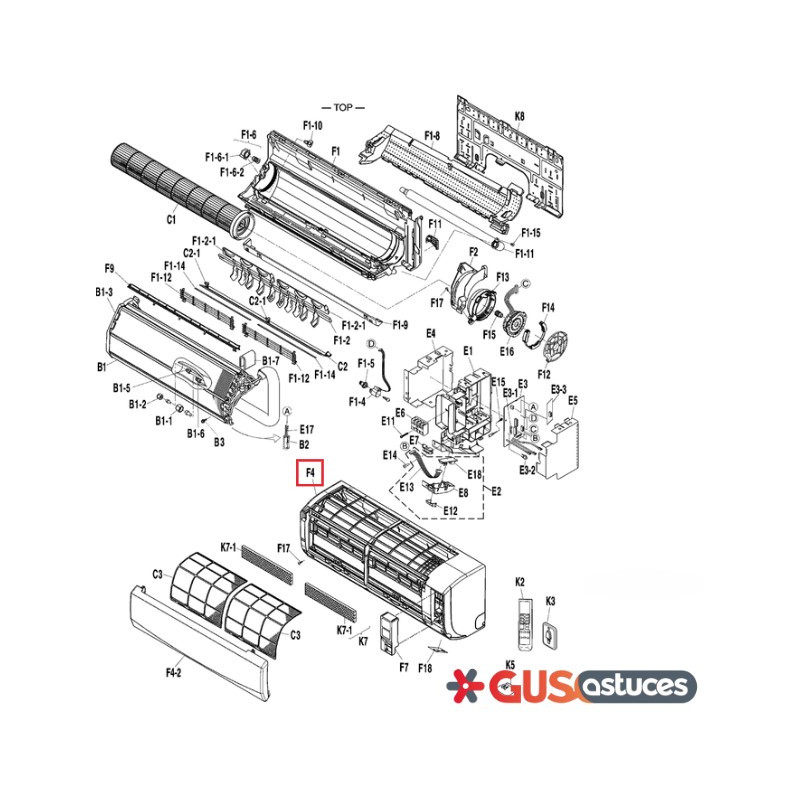 Capot 5016258 Daikin