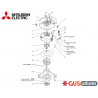 Sonde de température E27154308 Mitsubishi