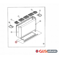 Filtre à air 443122P Daikin