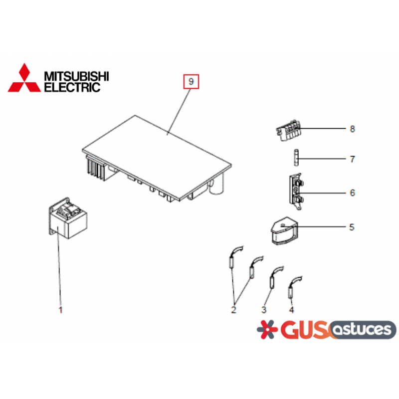 Platine E22N24451 Mitsubishi